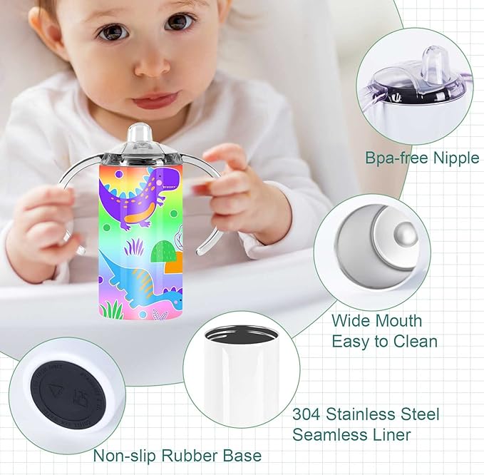 FBLEX Creation Station Customized Toddler Sippy Tumbler