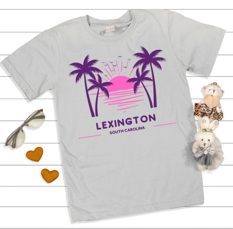 Lexington SC Custom T-Shirt on Light Gray