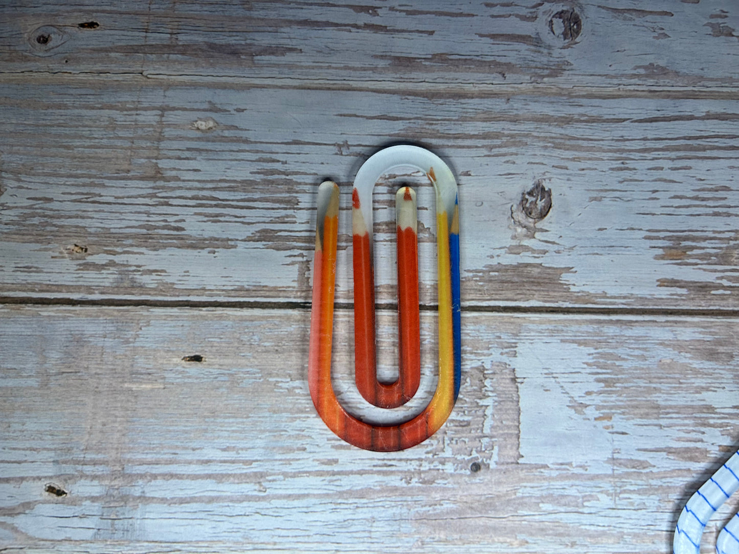 Personalized Teacher Acrylic Paperclip Bookmark - Pack of 3