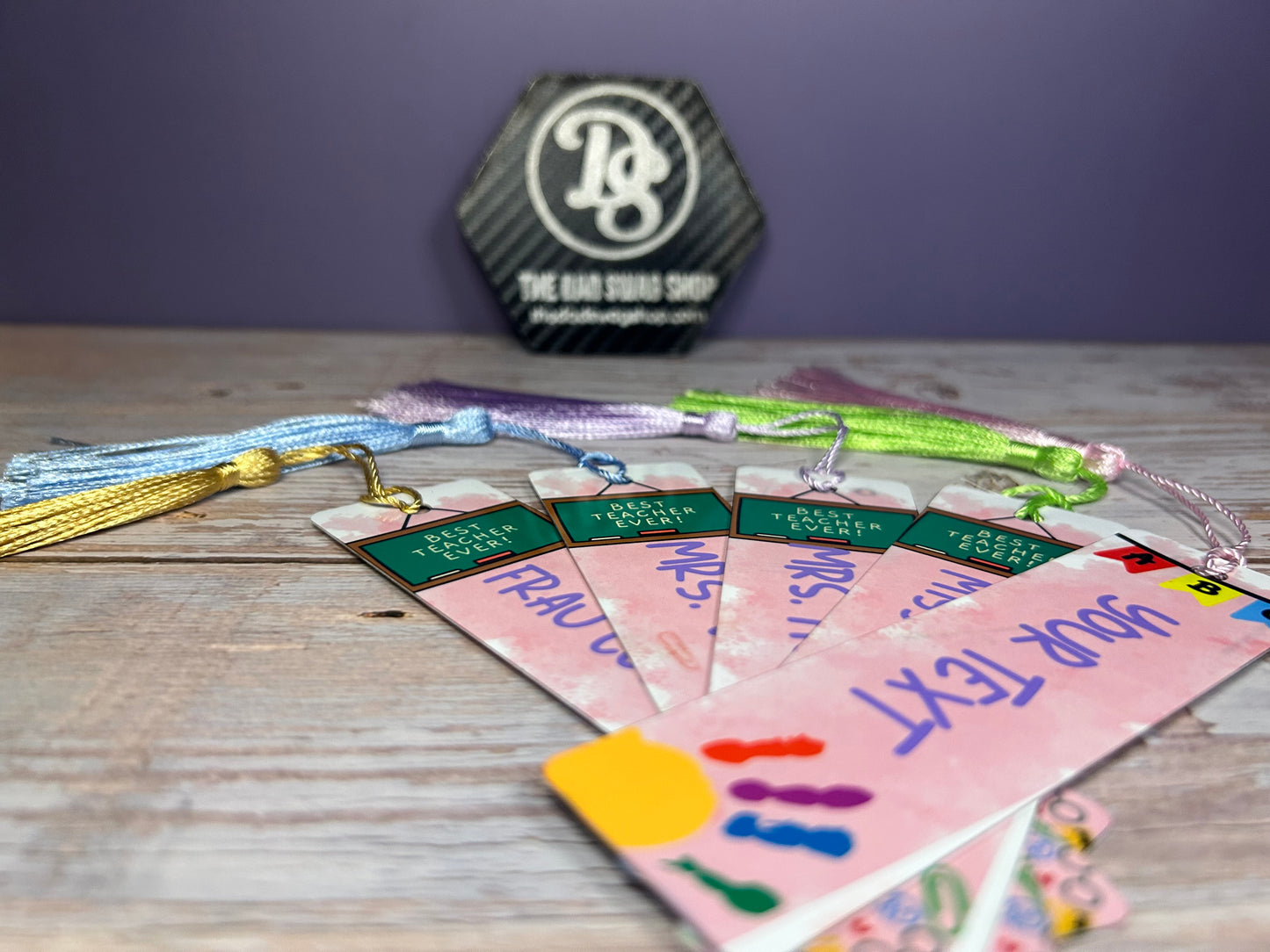 Personalized Teacher Appreciation Bookmarks