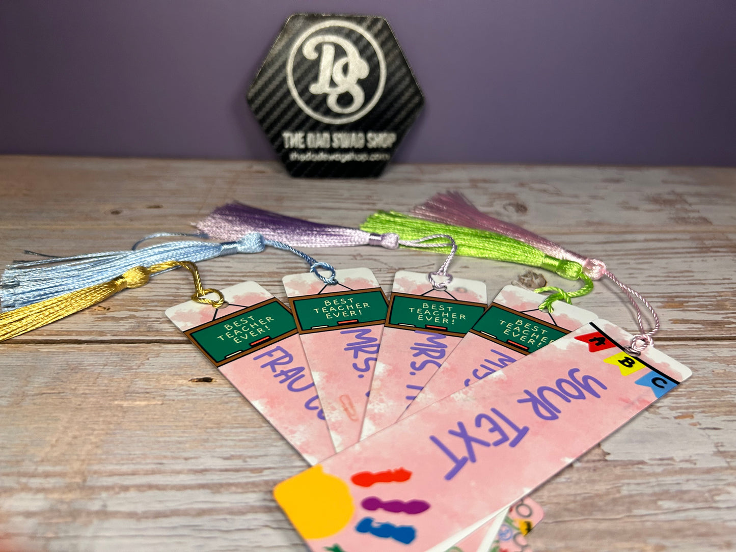 Personalized Teacher Appreciation Bookmarks
