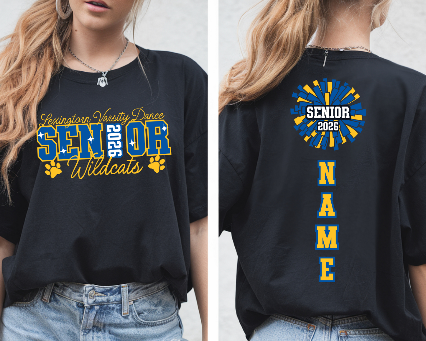 Lexington Varsity Dance Senior Shirts