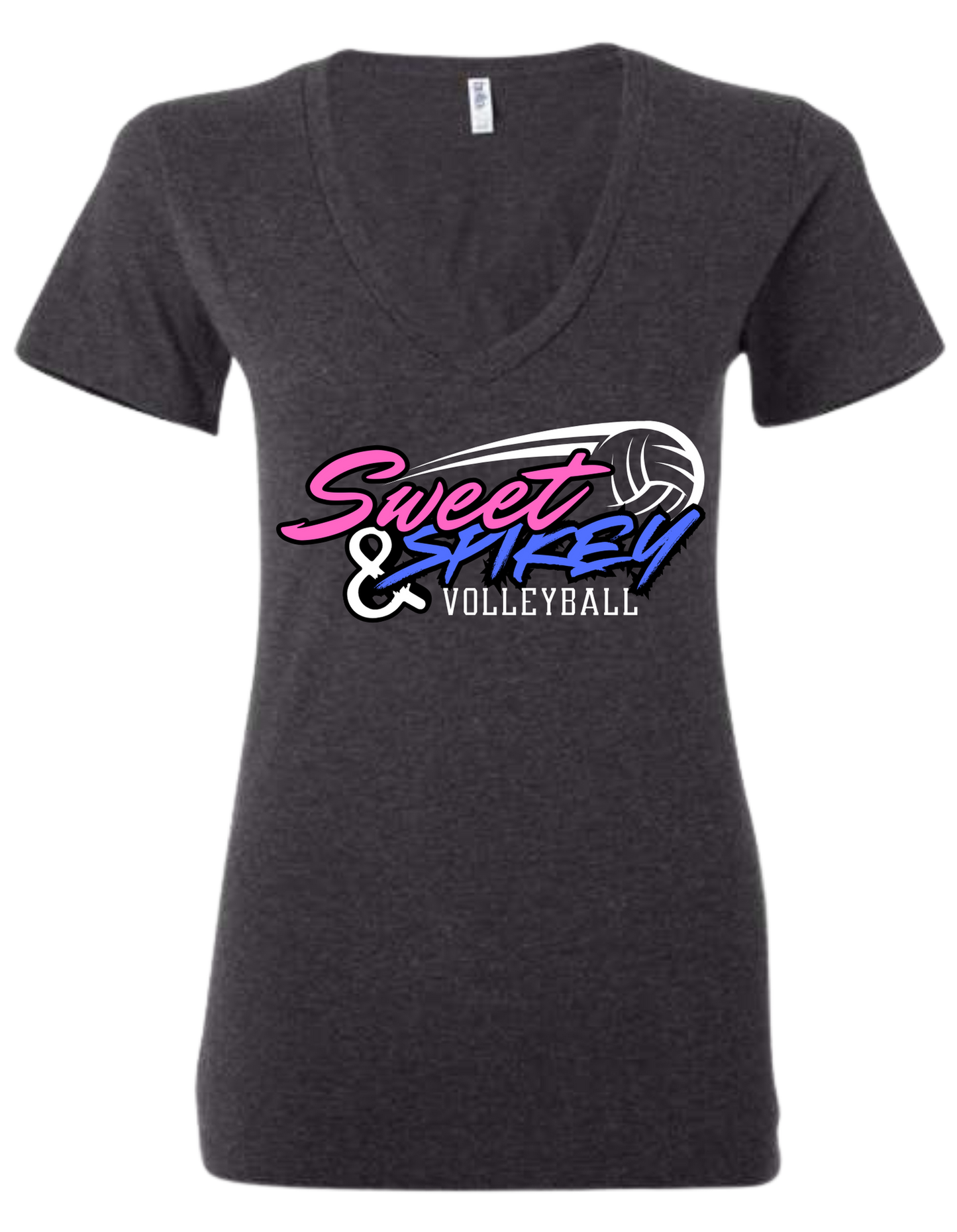 LCRAC Volleyball Team SWEET & SPIKEY 9U Women's V-Neck