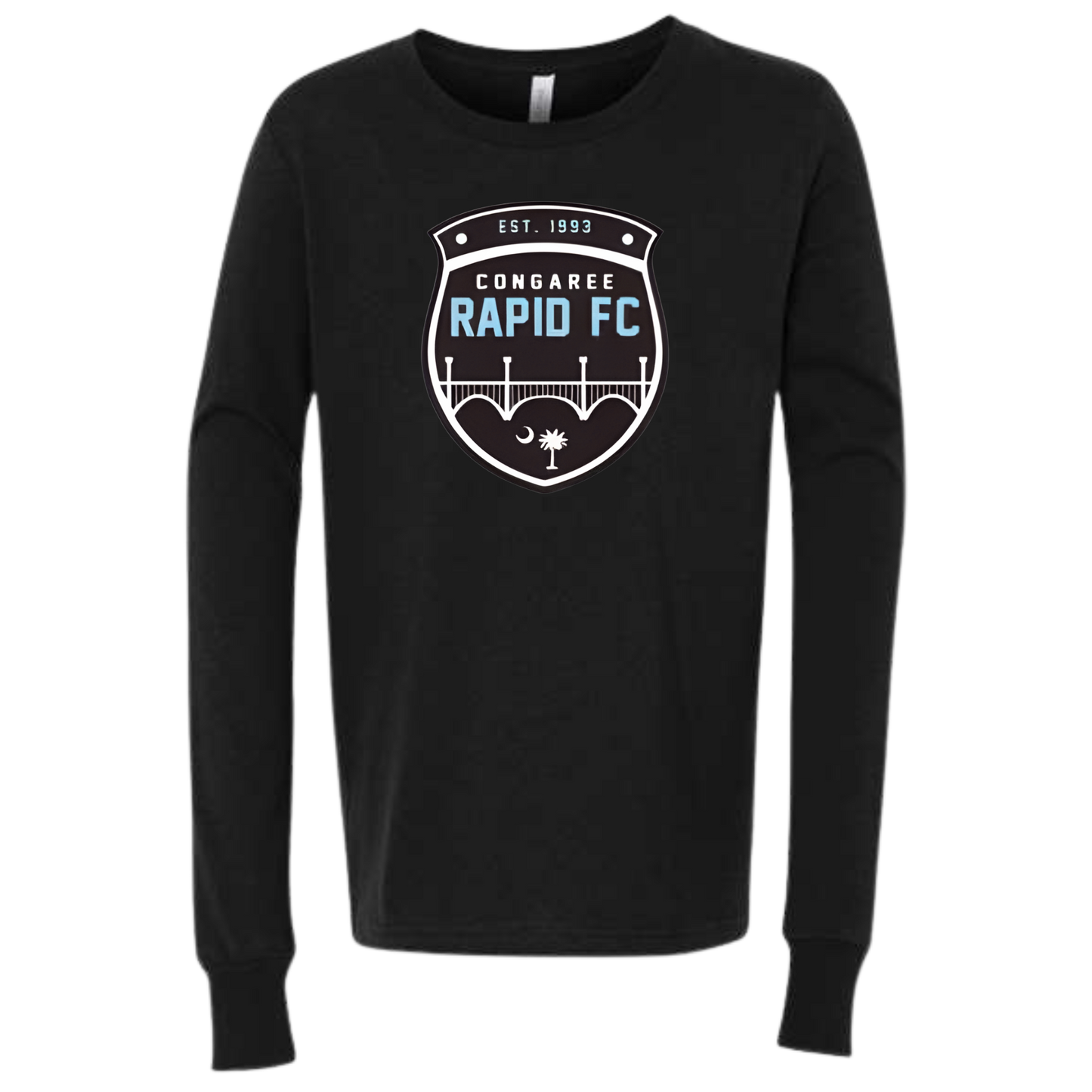 Congaree Rapid FC Youth Long Sleeve Tee (BLACK)