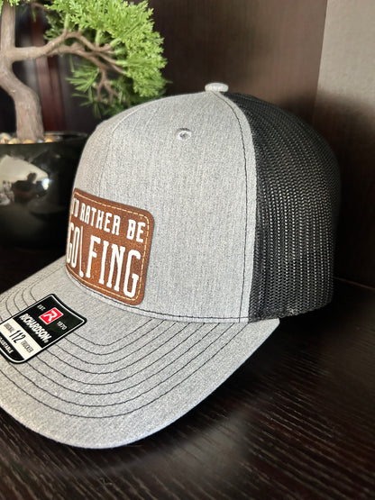 "I'd Rather Be Golfing" Trucker Hat