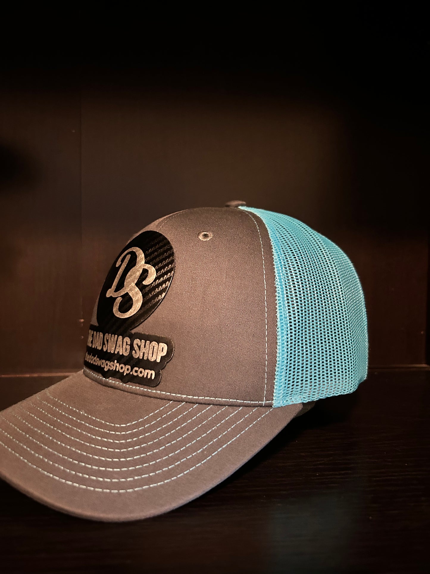 Add your Custom Logo to a Trucker Hat! Have the leather patch placed on a Richardson 112 Trucker Hat!