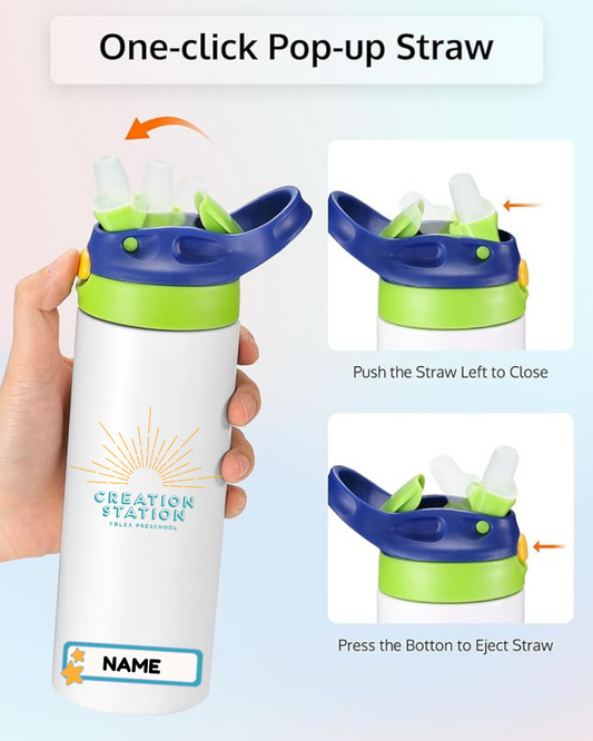 FBLEX Creation Station Customized Kids Water Bottle