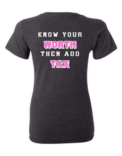 LCRAC Volleyball Team  NET WORTH 12U Women's V-Neck