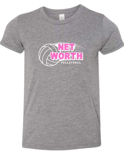 LCRAC Volleyball Team  NET WORTH 12U YOUTH T-Shirts