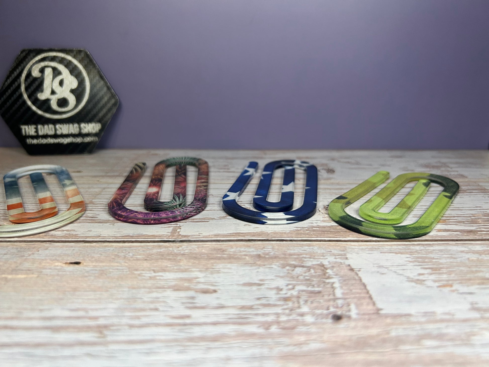 Personalized Teacher Acrylic Paperclip Bookmark - Pack of 3