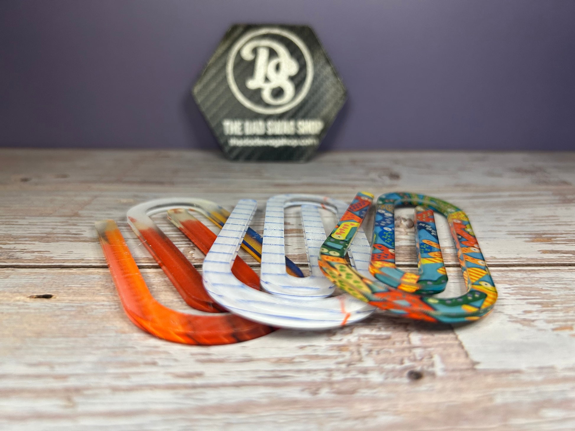 Personalized Teacher Acrylic Paperclip Bookmark - Pack of 3