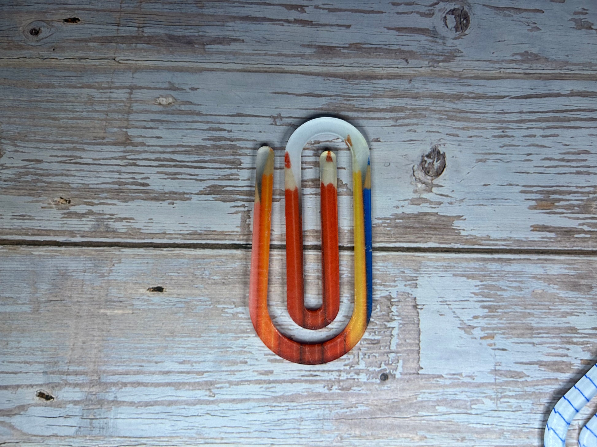 Personalized Teacher Acrylic Paperclip Bookmark - Pack of 3