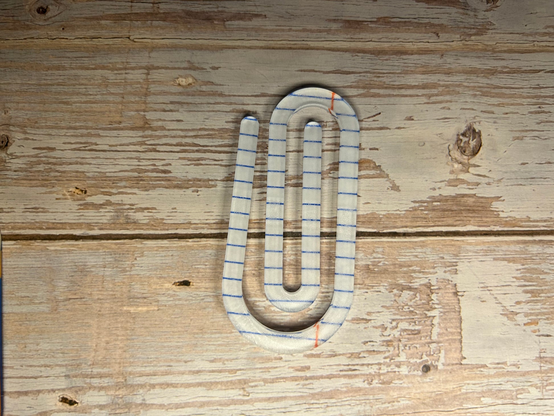Personalized Teacher Acrylic Paperclip Bookmark - Pack of 3