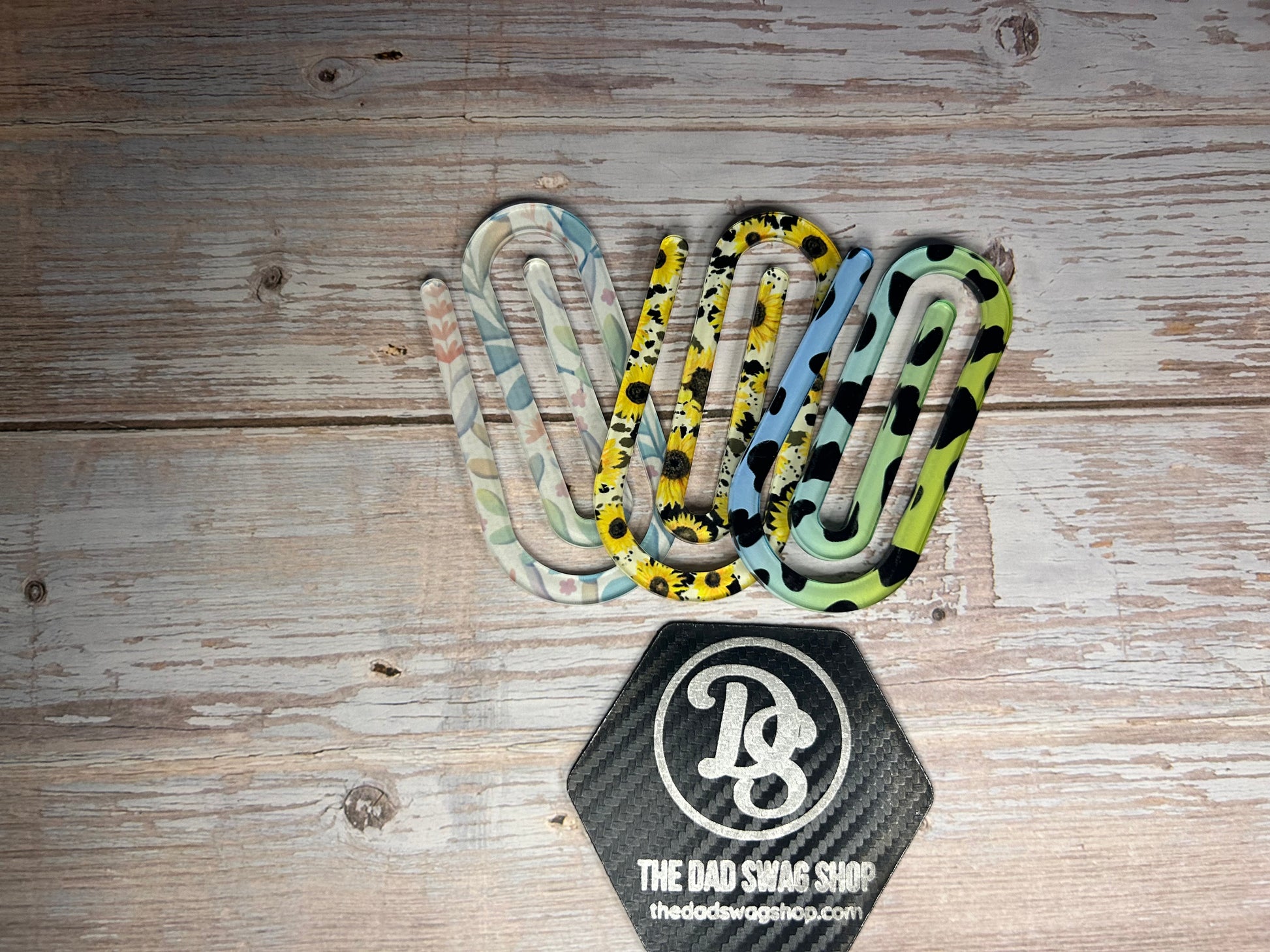 Personalized Teacher Acrylic Paperclip Bookmark - Pack of 3