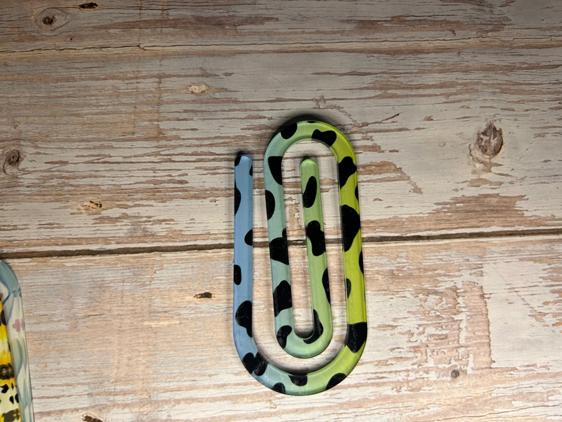 Personalized Teacher Acrylic Paperclip Bookmark - Pack of 3