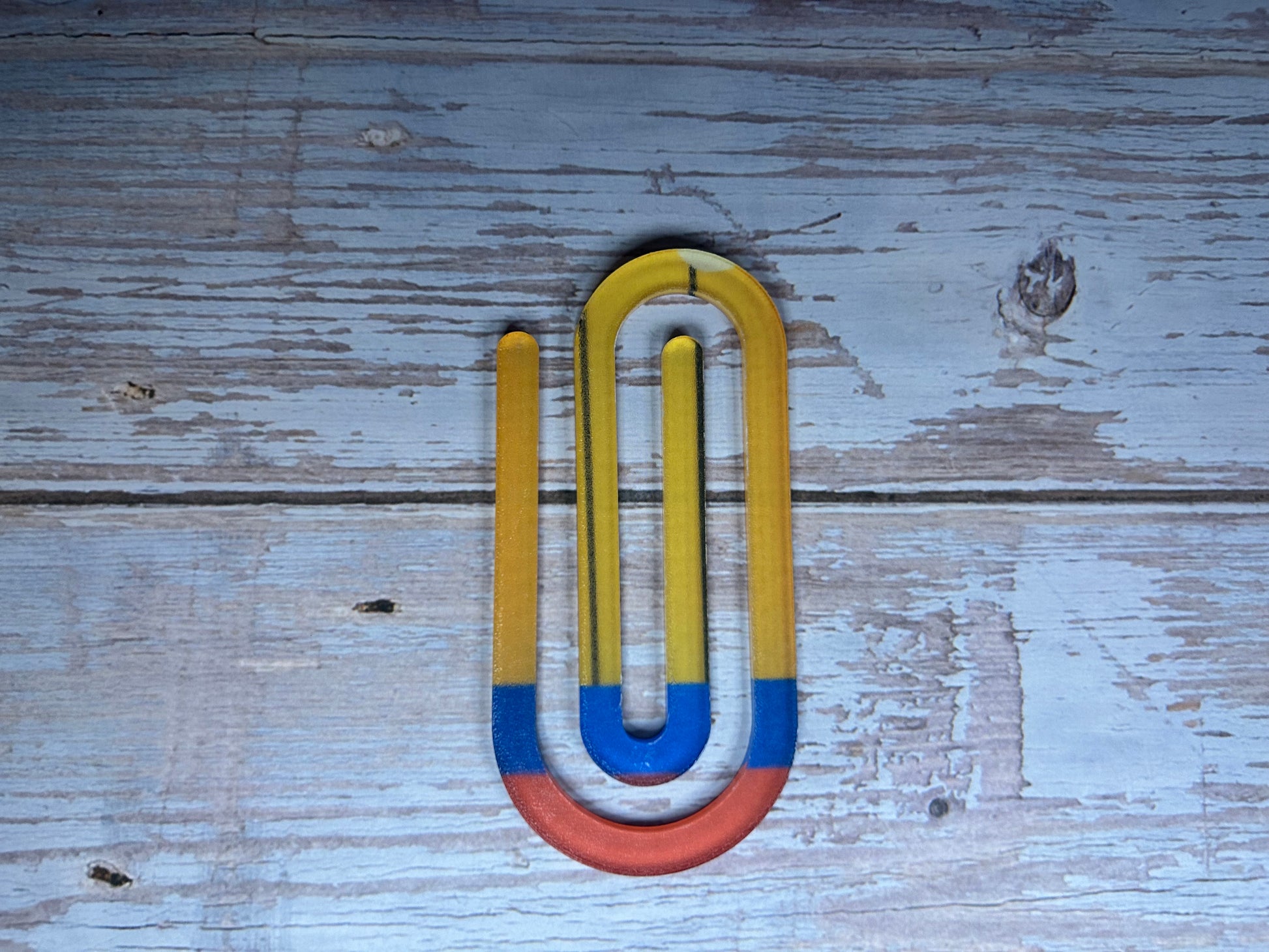 Personalized Teacher Acrylic Paperclip Bookmark - Pack of 3