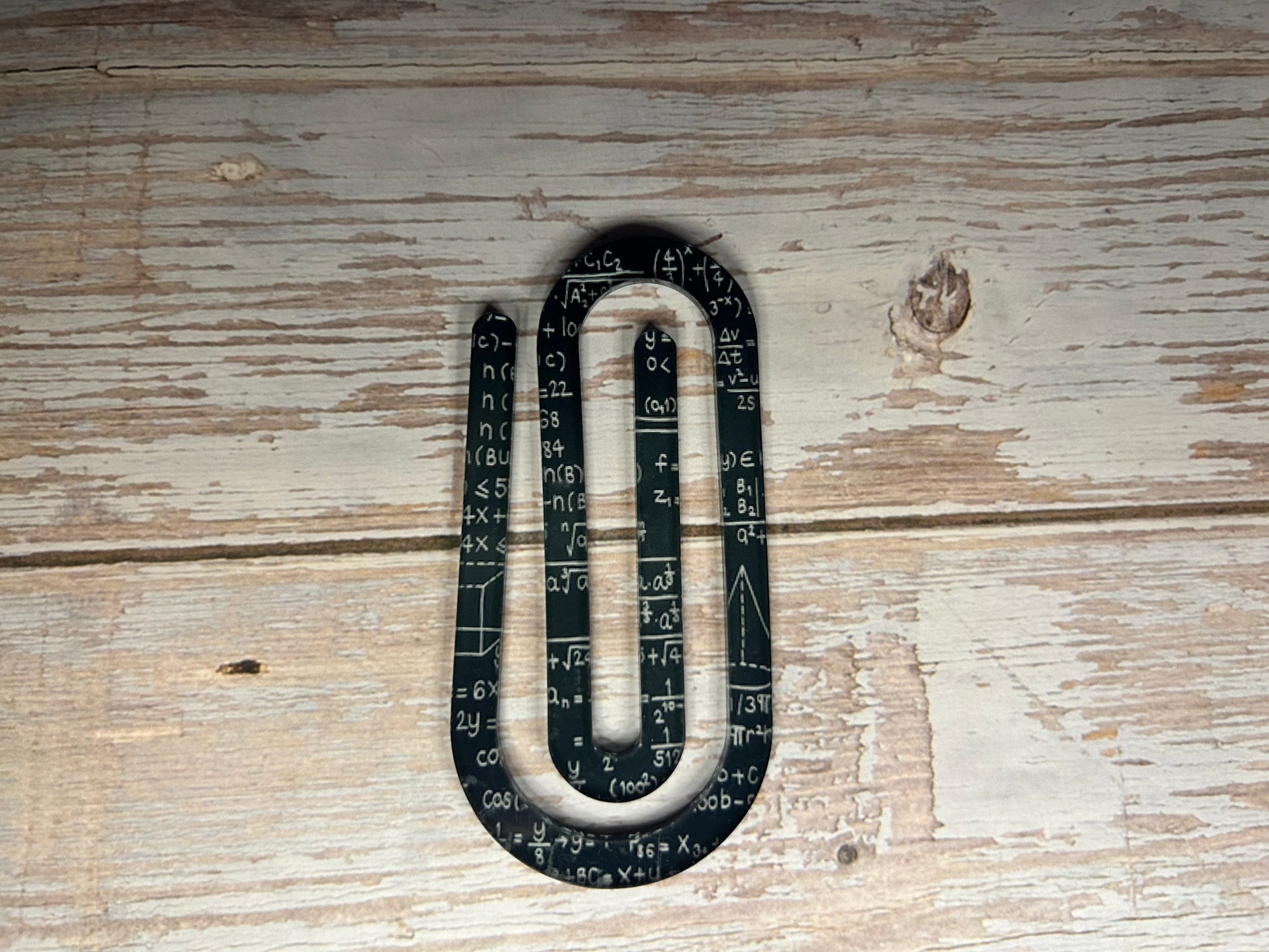 Personalized Teacher Acrylic Paperclip Bookmark - Pack of 3