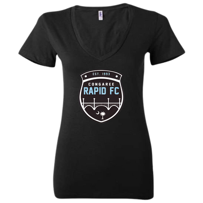 Congaree Rapid FC Women's V-Neck Shirt with FRONT Design options