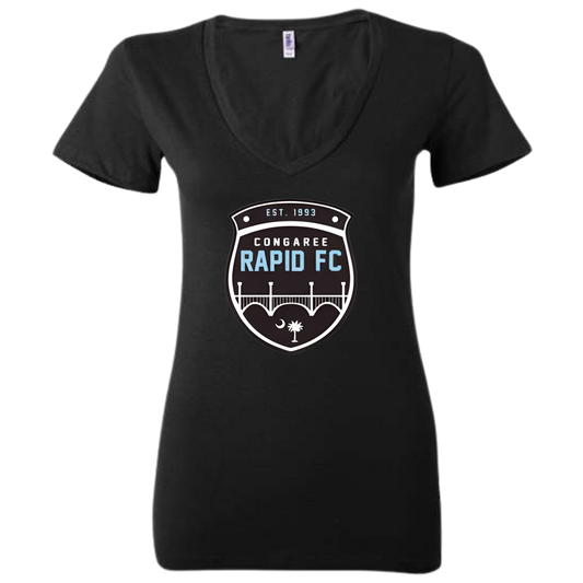 Congaree Rapid FC Women's V-Neck Shirt with FRONT Design options