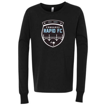 Congaree Rapid FC Youth Long Sleeve Tee (BLACK)