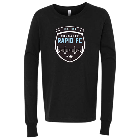 Congaree Rapid FC Youth Long Sleeve Tee (BLACK)